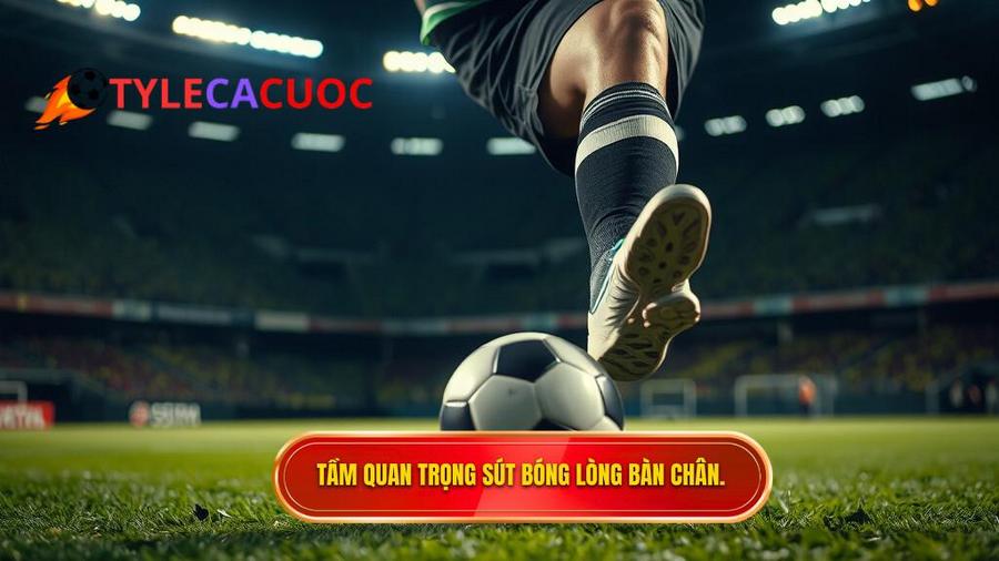 Tại sao kỹ thuật sút bóng bằng lòng bàn chân phải lại quan trọng?
