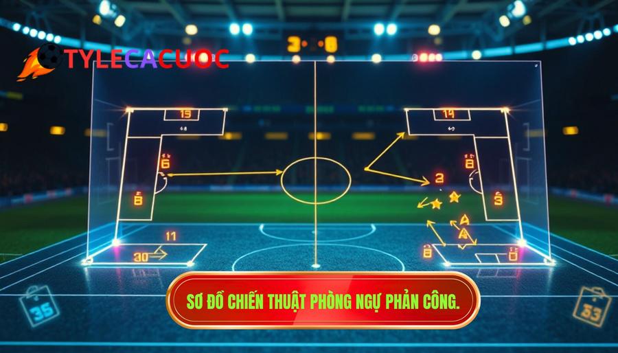 3. Sơ đồ chiến thuật phòng ngự phản công.